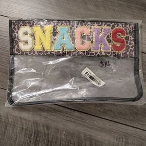 Leopard Print Kids Snack Pouch